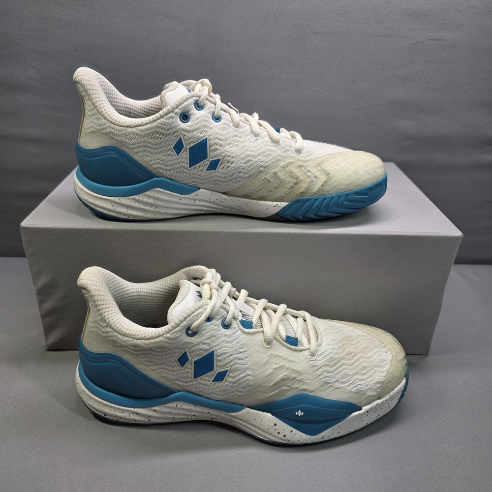 Diadem Court Burst Tennis‎ Pickleball Shoes White Blue Womens 8.5